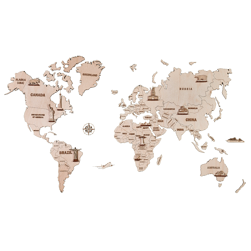 World Map L size