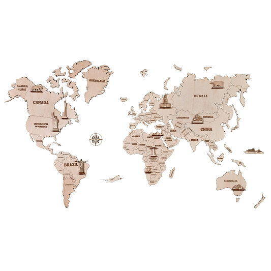 World Map L size