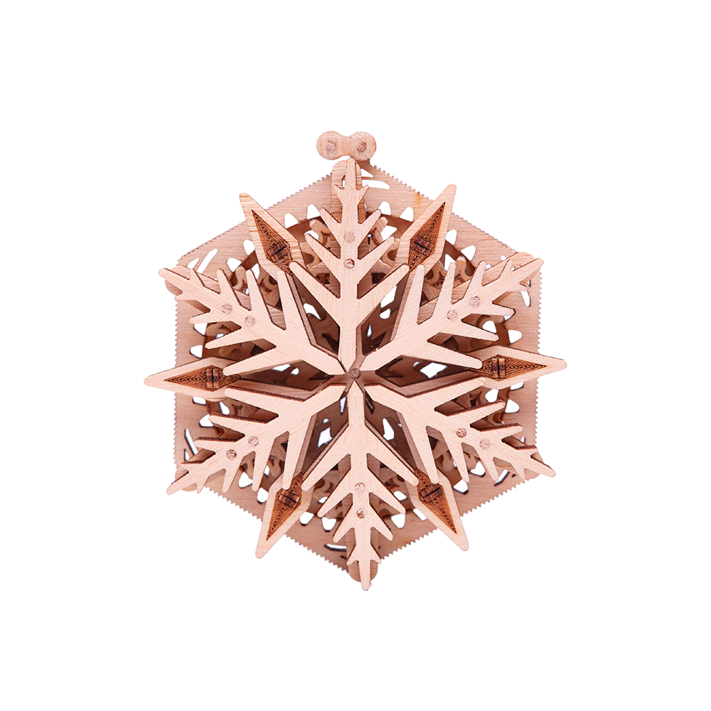 Woodik Snowflakes