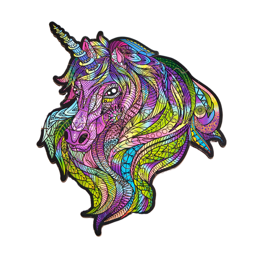 x-series Purple Wind Unicorn (mini color puzzle)